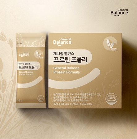 지쿱, ‘제너럴 밸런스 프로틴 포뮬러’ 선보여