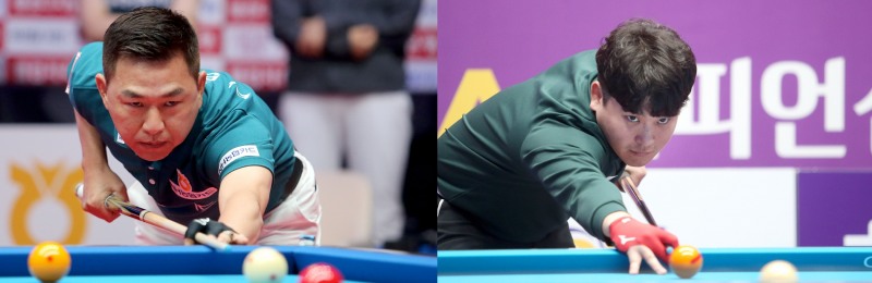 우승을 다툴 2명의 새얼굴 마민캄(왼쪽)과 오태준(사진=PBA)