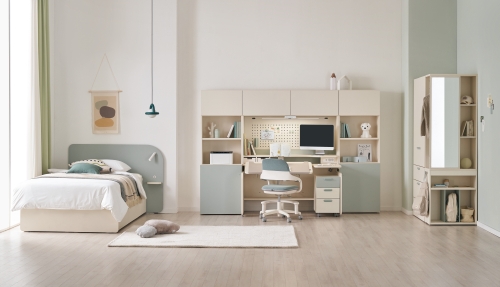 한샘이 신학기를 맞아 학생·아이방가구 신제품 '조이S 2'를 출시했다. / 사진 제공 = 한샘