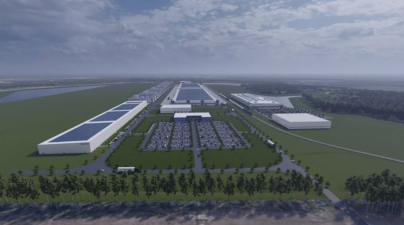 사진=레드우드 폐배터리 재활용공장 조감도