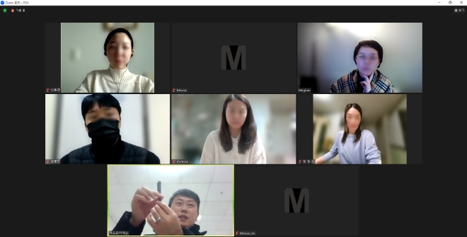 호서대학교 온라인 고객검증단 프로그램 현장(사진 : 호서대학교 벤처창업보육센터)