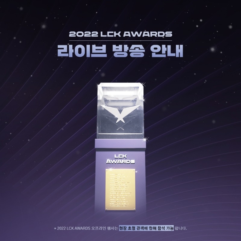 2022년 LCK 어워드, 시상 부문 대폭 확대