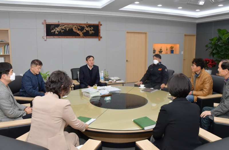 지난 21일 열린 지역보건의료협의체 간담회 모습 (사진제공 = 담양군)