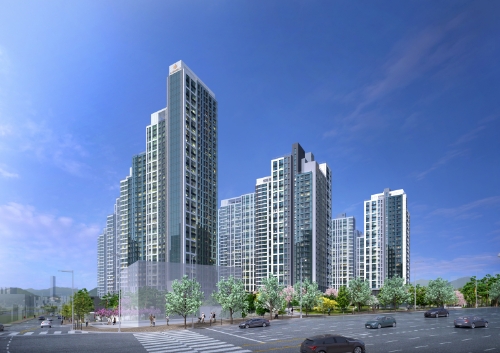 평촌 센텀퍼스트 투시도 / 사진 제공 = DL이앤씨·코오롱글로벌