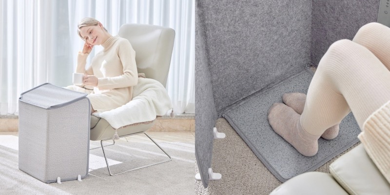 프롬비, 5면 입체형 히팅패드 접이식 발난로 SS-P520FH 출시