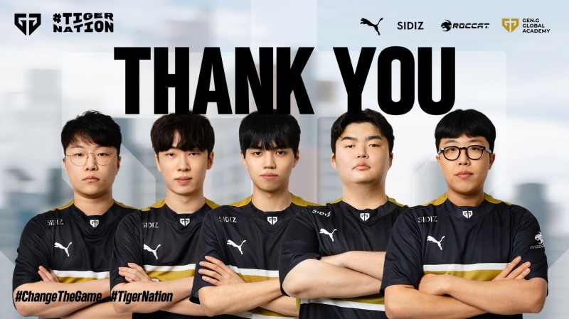 사진=젠지 공식 SNS.