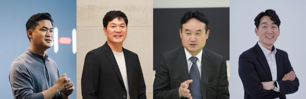 사진은 왼쪽부터 NHN 정우진 대표, NHN페이코 정연훈 대표, NHN클라우드 백도민, 김동훈 공동대표