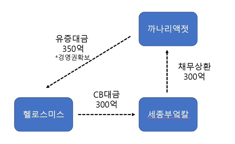 3자 배정 유증 경영권 확보