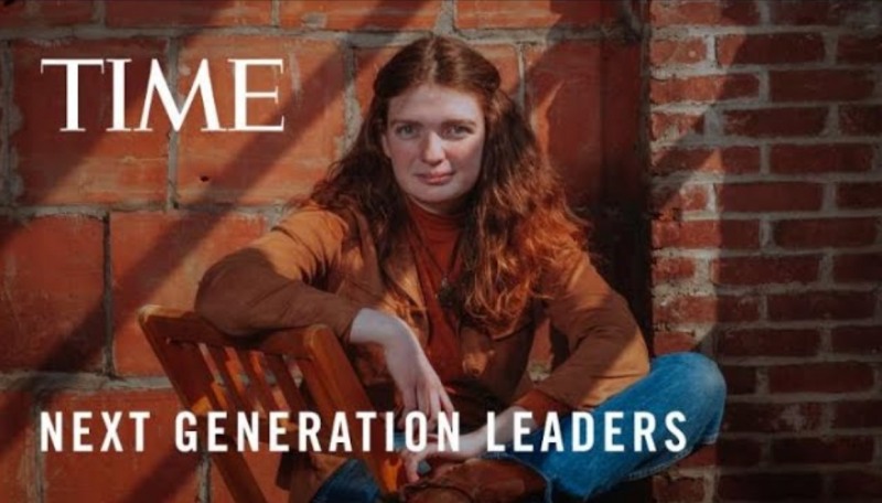 사진=Jaz Brisack / 사진출처=타임지 유튜브 채널 영상중