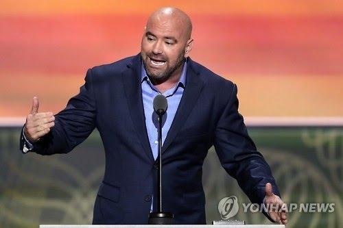 아내 폭행으로 곤경에 처한 화이트UFC회장(연합)