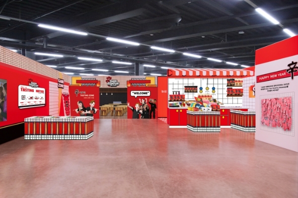 신라면 팝업스토어 조감도(내부)