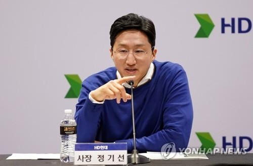 정기선 사장 / 연합뉴스