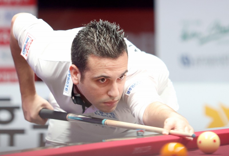 15점 퍼펙트 큐로 블루원의 2위 불씨를 살린 사파타(사진=PBA)