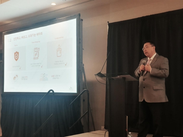 정준용 SK 배터리 아메리카 법인장 /연합뉴스