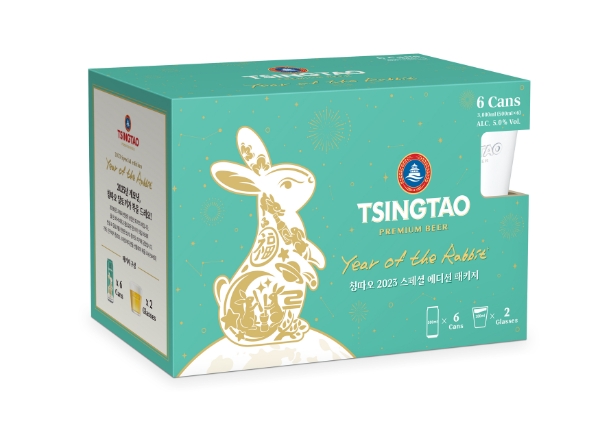 칭따오 ‘2023 계묘년 달토끼 리미티드 에디션 캔’ 출시