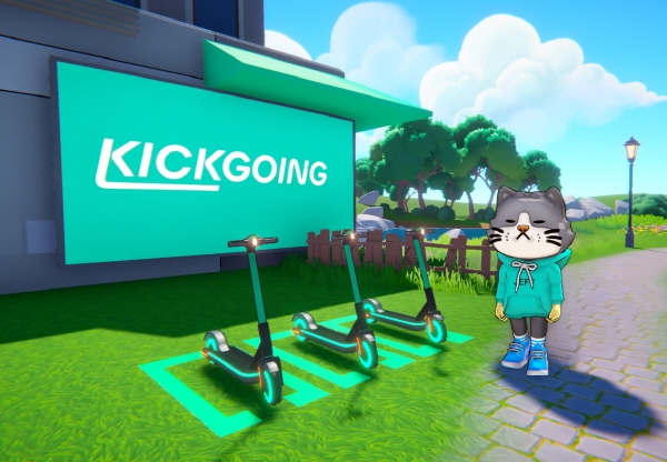 킥고잉, 메타버스 플랫폼 제프월드와 현실 넘어 가상세계 속 이동의 즐거움 선사