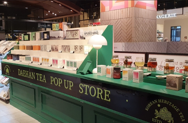 대한다업, 신세계백화점 강남 TEA팝업 행사서 신제품 ‘인퓨즈드마인드’ 공식 출시