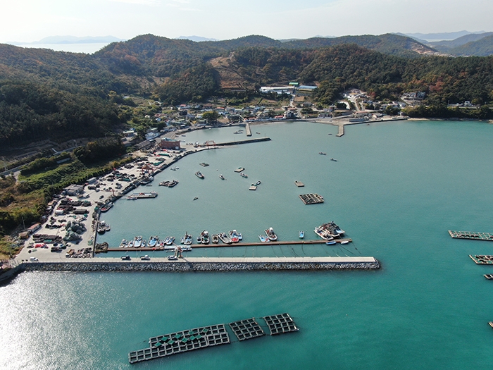 어촌 신활력 증진 사업 대상지인 완도읍 망남항 전경 (사진제공 = 완도군)