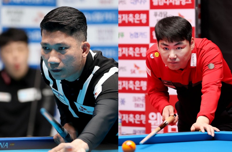 첫 4강에 오른 응고(왼쪽)와 또 8강에서 떨어진 이상대(사진=PBA)