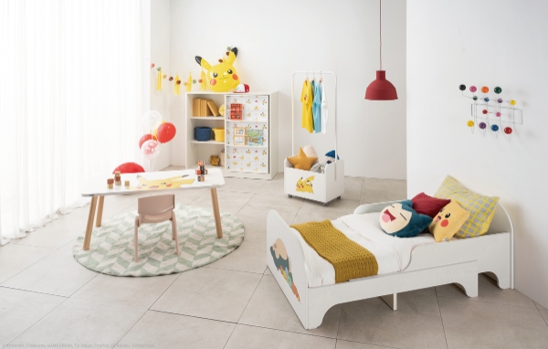 현대리바트 꼼므 포켓몬에디션 길이조절 키즈침대