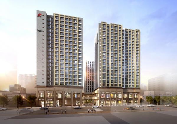 강동역 SK 리더스뷰 투시도