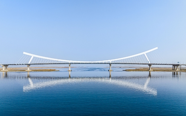 DL이앤씨가 준공한 ‘새만금 남북도로 1단계 구간’ 전경.