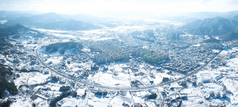 화순읍 설경 (사진제공 = 화순군)