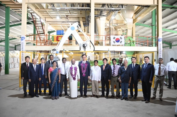효성오앤비, 스리랑카 현지법인 '제 2공장' 준공식 진행