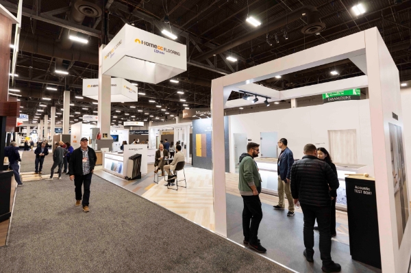 미국 라스베이거스에서 열린 tise 2023 전시회 홈씨씨 인테리어 부스 현장 사진 / 제공 : KCC글라스