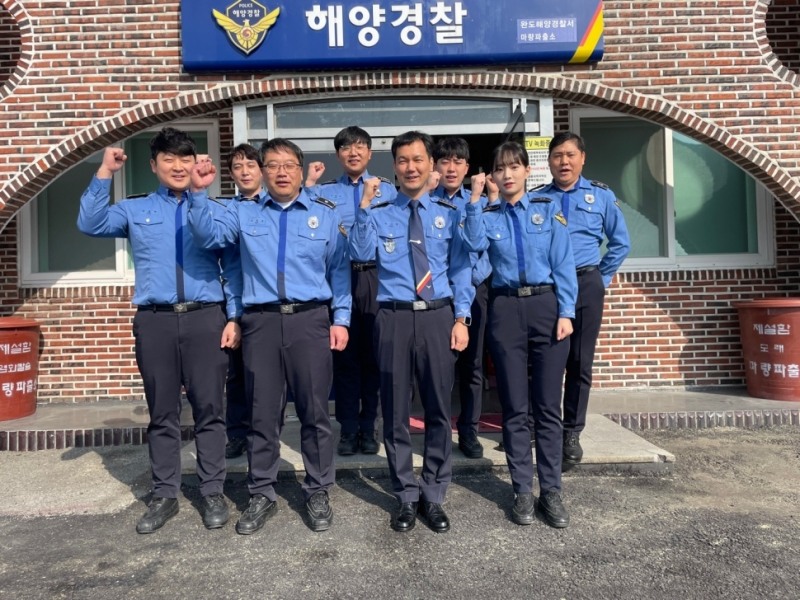 치안현장 점검 (사진제공 = 완도해양경찰)