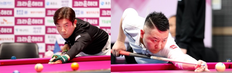 64강에서 멈춰 선 김재근(왼쪽)과 서현민(사진=PBA)