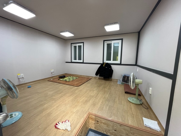 용인시 C아파트 휴게시설 개선 후 모습.