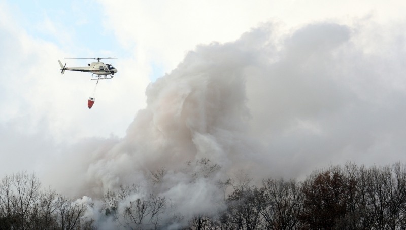 산불 진화훈련 모습. / 사진 = 경기도 제공