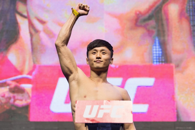 3년2개월여만의 복귀전을 펼친 최두호(사진=UFC)