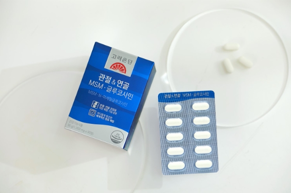 고려은단 ‘관절&연골 MSM·글루코사민’ 출시