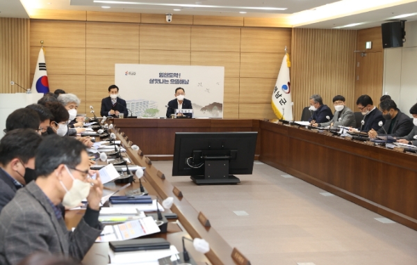 취약계층 지원방안 회의 (사진제공 = 해남군)