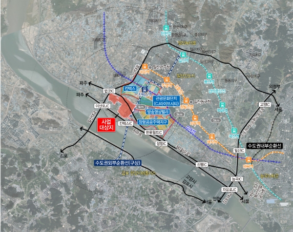 고양 일산 테크노밸리 위치도 / 제공 : 경기도