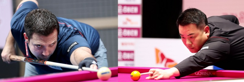 결승행을 다투게 된 팔라존(왼쪽)과 조재호(사진=PBA)