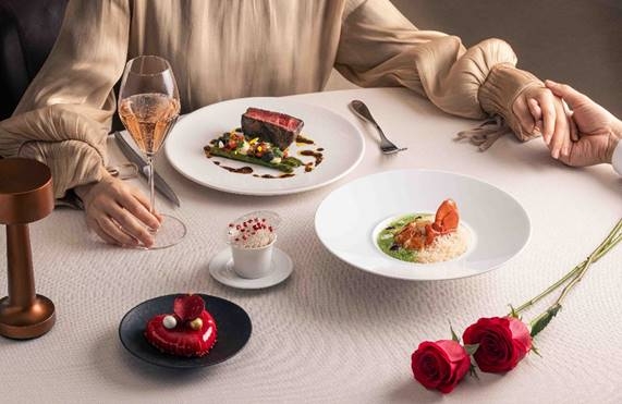 밸런타인데이 프로모션 특선 디너 / 사진 제공 : 안다즈