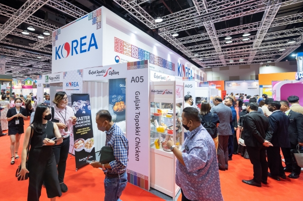 (참고사진)2022 말레이시아 쿠알라룸푸르 FIM 박람회 현장 / 사진 제공 : 한국농수산식품유통공사