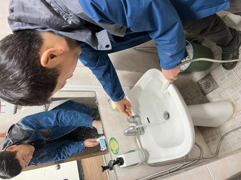 절수설비 점검 (사진제공 = 해남군)