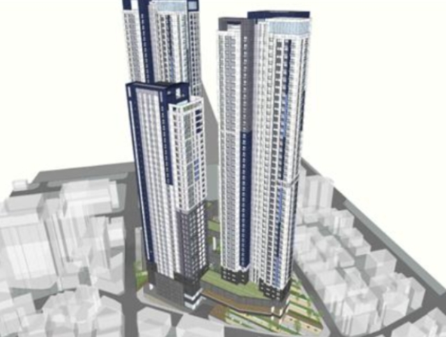 대우건설이 시공권을 포기한 울산 일산동 푸르지오주상복합 조감도