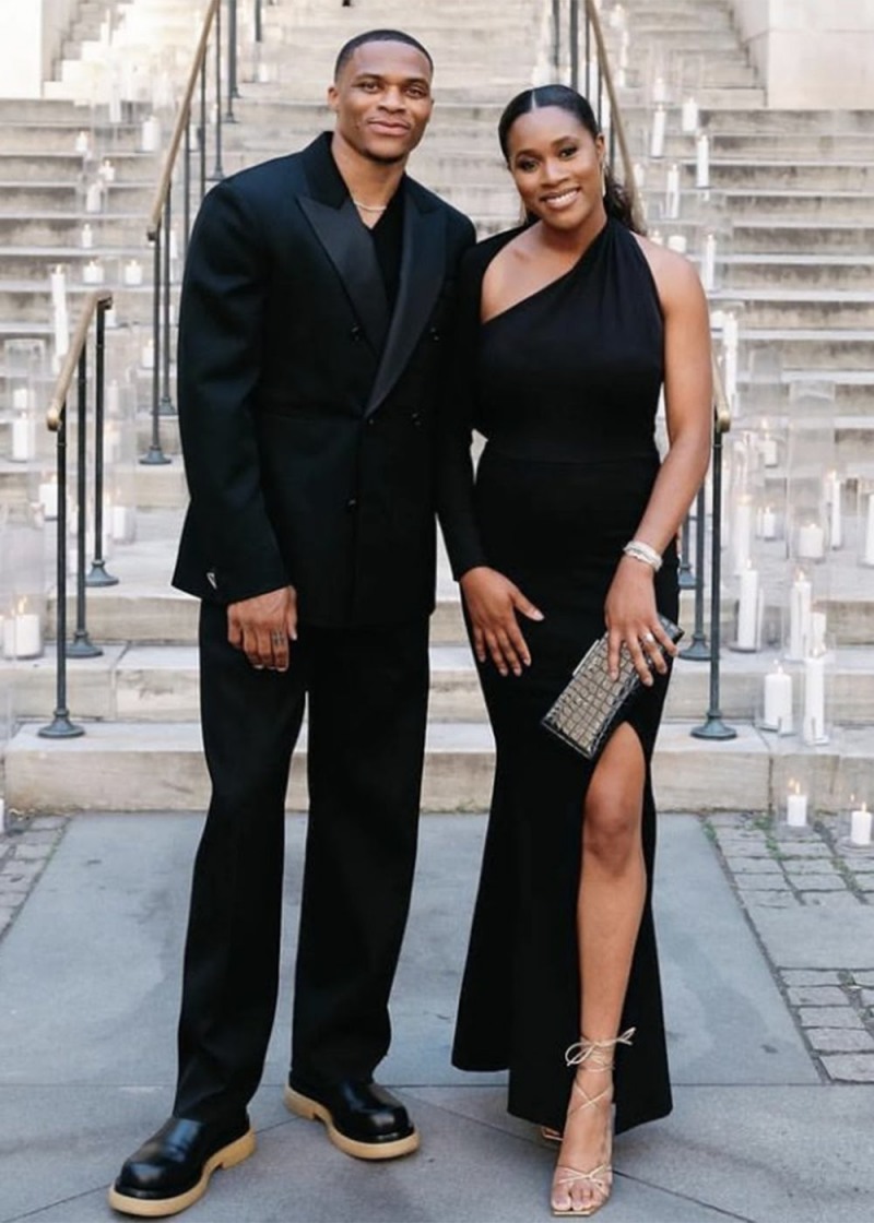 러셀 웨스트브룩과 아내 니나