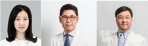 (왼쪽부터)강북삼성병원류마티스내과은영희교수,삼성서울병원류마티스내과이재준,김형진교수