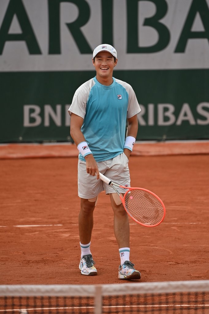 2021년 프랑스오픈에 출전한 권순우.