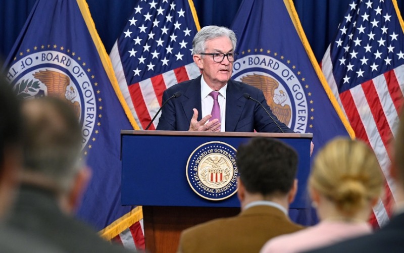 사진: 2월 1일 FOMC 파월 연준 의장 기자회견 장면, 출처: 연준