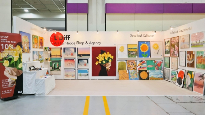 엘디프, 서울리빙디자인페어에서 봄맞이 아트 인테리어 선봬