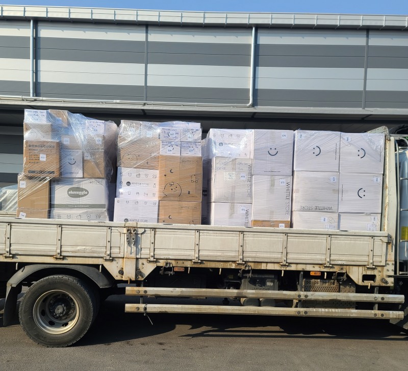 에센루, 튀르키예에 구호물품 지원…“도노도노 방한품 등 5천점 이상”