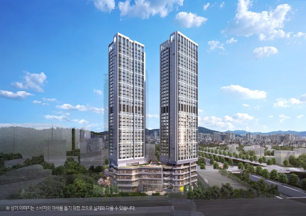 힐스테이트 DMC역 투시도 / 제공:현대건설