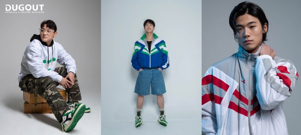 프로야구 김태진, 박찬호, 배지환선수(왼쪽부터)